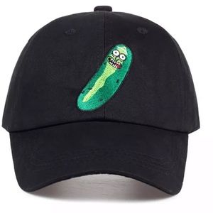 Pickle Rick Dad Hat - Black